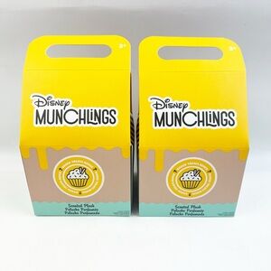 TWO Disney Munchlings Baked Treats Scented Mystery Plush Toy Blind Box Unopened